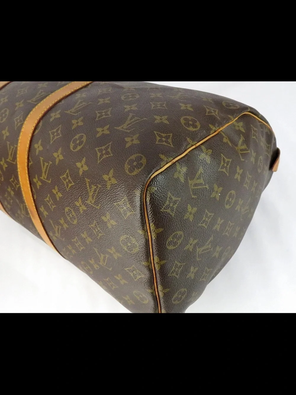 Louis Vuitton Monogram Canvas Duffle Bag in Brown and Tan